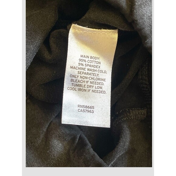 Melrose & Market Leggings Girls Medium 8/10 Black & Green Moto Cotton NWT - Picture 6 of 6